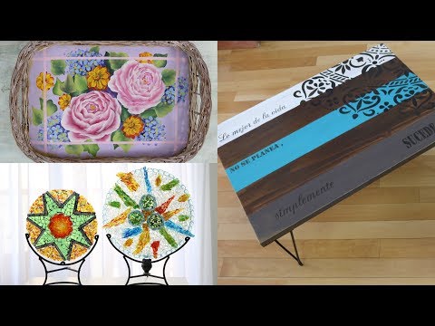 Manos a la Obra TV  2018 Programa 81 - Mesa Estilo Industrial - Mosaiquismo - Pintura Decorativa