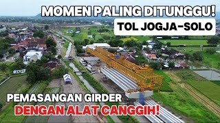 Download lagu READY TO BREAK THROUGH THE JOGJA RINGROAD‼️JOGJA SOLO TOLL STARTS INSTALLATION OF BRIDGE GIRDER W... mp3