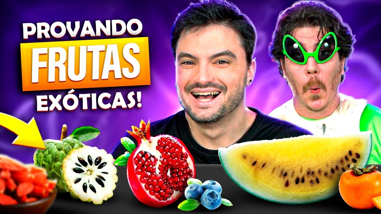 PROVANDO AS FRUTAS MAIS EXÓTICAS... COM BRUNO MOZKA