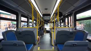NYC Bus: On Board Williamsburg Bridge bound BE40 0019 Q59 Queens Blvd-69 St