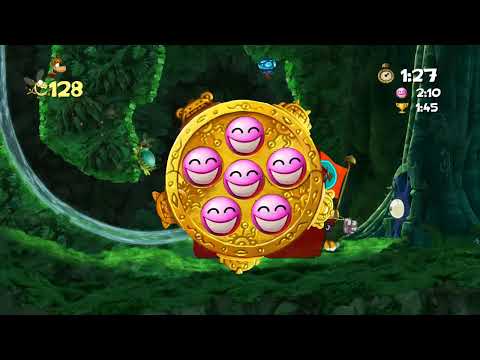 Rayman Origins: 100% Walkthrough Part 34 Zeitrennen