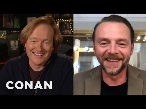 Simon Pegg: It’s Terrifying To Watch Tom Cruise Do Stunts | CONAN on TBS
