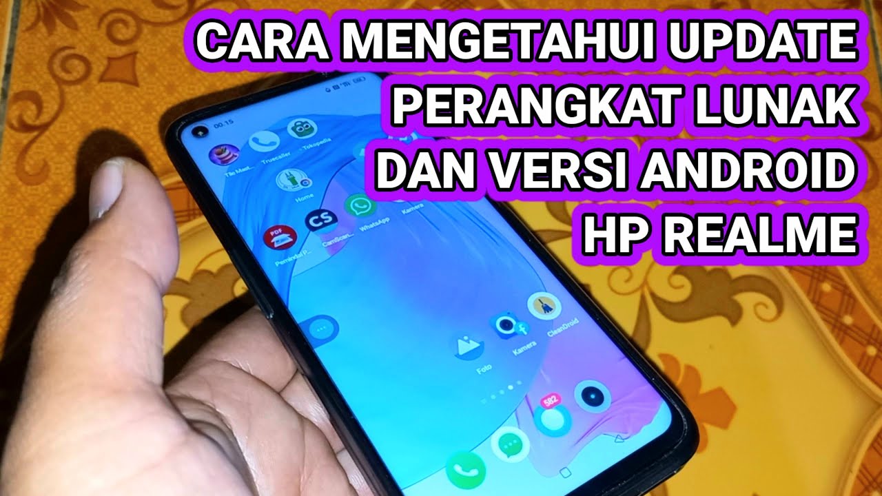 Cara Mengetahui Update Perangkat Lunak Dan Versi Android Hp Realme