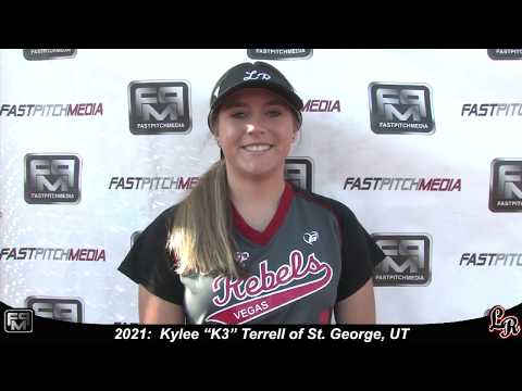 2021 Kylee “K3” Terrell Athletic Middle Infielder and Outfield Softball Skills Video - Lil Rebels