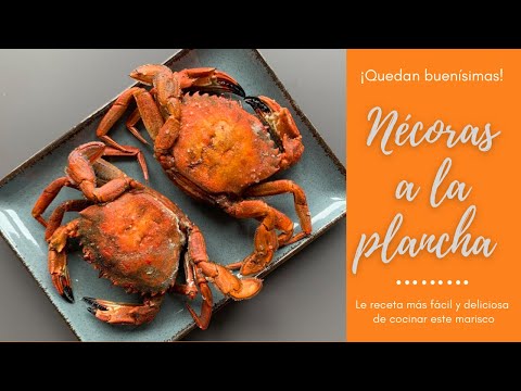 CÓMO HACER NÉCORAS A LA PLANCHA🦀 La RECETA más Fácil y DELICIOSA🥰