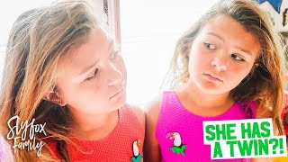 👭 TWIN SISTERS MEET FOR THE FIRST TIME! 😂