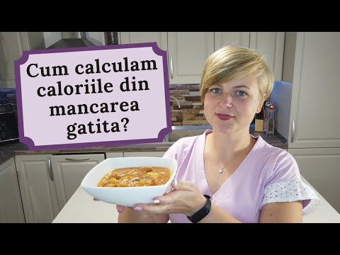 Cum calculam caloriile din mancarea gatita