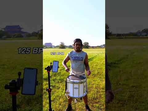 125 BPM Quadruple Stroke Roll