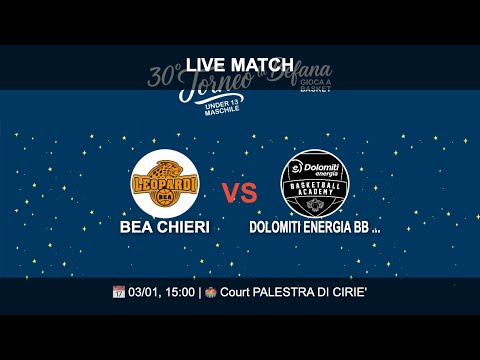 BEA CHIERI vs DOLOMITI ENERGIA BB ACADEMY