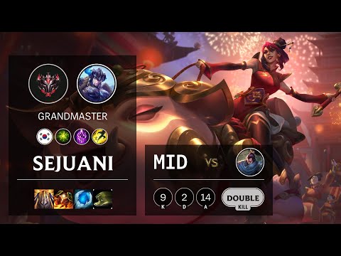 Sejuani Mid vs Yasuo - KR Grandmaster Patch 10.15