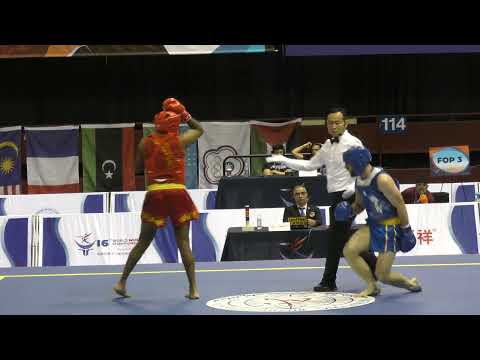 HYX 16th World Wushu Championships Sanda Men's 70KG - Switzerland vs. Bulgaria