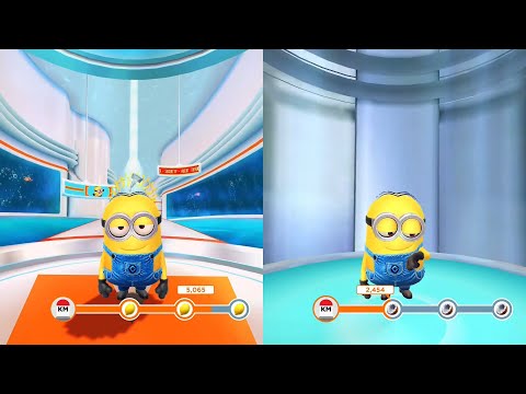 Despicable Me: Minion Rush - Location Secret Areas vs Secret Areas