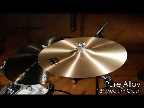 Meinl Cymbals Pure Alloy Crashes Morph Demo
