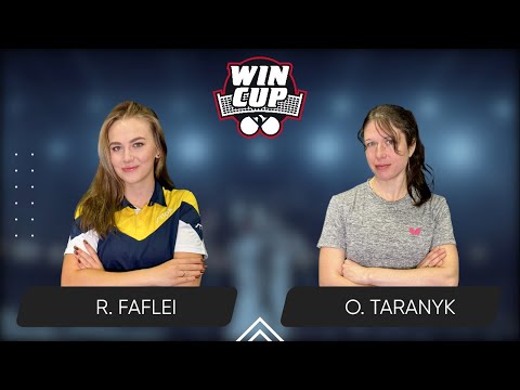 09:00 Romaniia Faflei - Olena Taranyk 25.06.2025 WINCUP Women Professional. TABLE 1