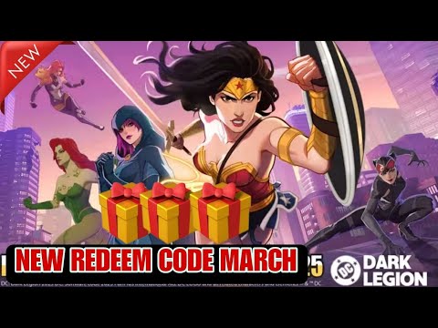 🎁New Giftcode March🎁DC Dark Legion New Code March - Free Redeem Code DC Dark Legion March 24