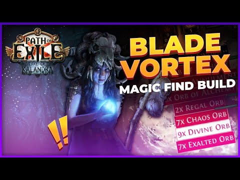 Blade Vortex MAGIC FIND Occultist - MF Loot Goblin Farming Build Guide [Path of Exile 3.19]