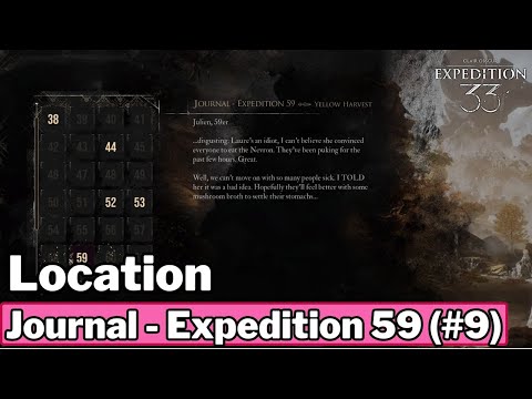 (#9) Journal Exp 59 (Yellow Harvest) - Clair Obscur: Expedition 33