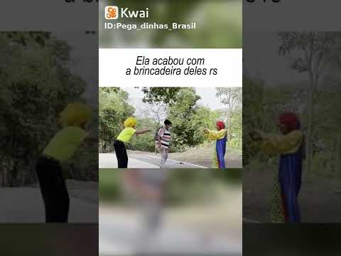 Como acabar com uma brincadeira de palhaço😂😂😂