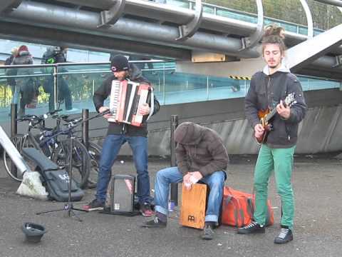 Accordion, Electric Guitar and 'Drums' in London 2012