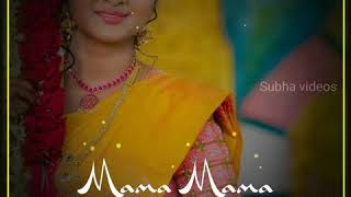 Mama Mama kuda Vama Tamil female WhatsApp status/T