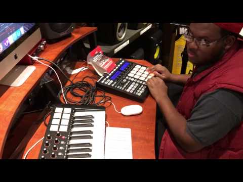 citythebeatmaster Finger drumming on Maschine - Master of the Mpc Episode 8 Part 1