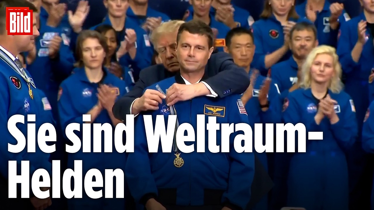 Artemis II: Trump ehrt Astronauten mit höchster Raumfahrt-Medaille