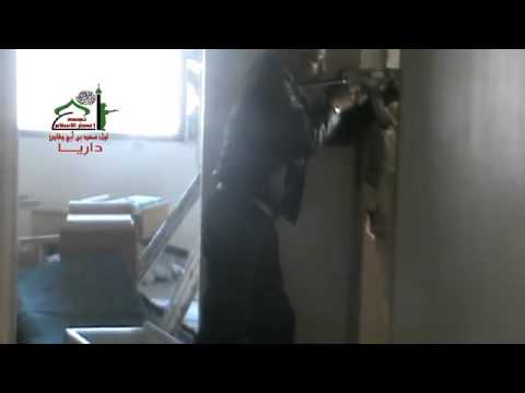 استهداف قوات النظام من قبل لواء سعد بن أبي وقاص على جبهة شريدي في درايا في ريف دمشق