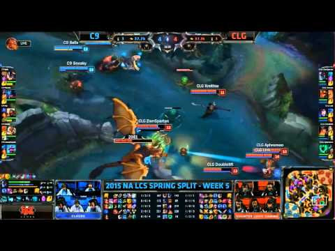 Cloud 9 vs Counter Logic Gaming - HIGHLIGHTS - NA LCS Spring 2015 - W5D2 - Season 2015 - LoL