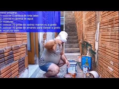 como preparar tinta na cor camurça