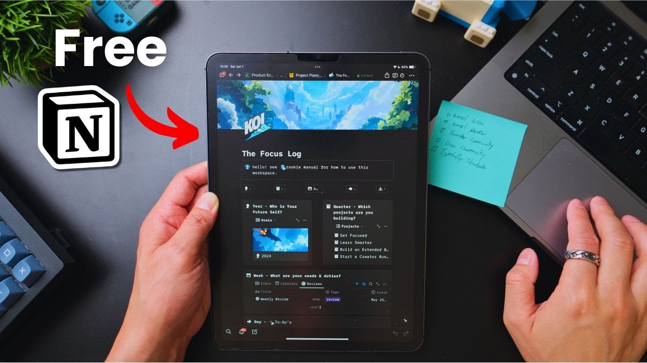 My Super Simple Productivity System in Notion (2024)