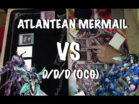 Yu-Gi-Oh Atlantean Mermail Vs D/D/D (OCG) - Full Match (May 2016)