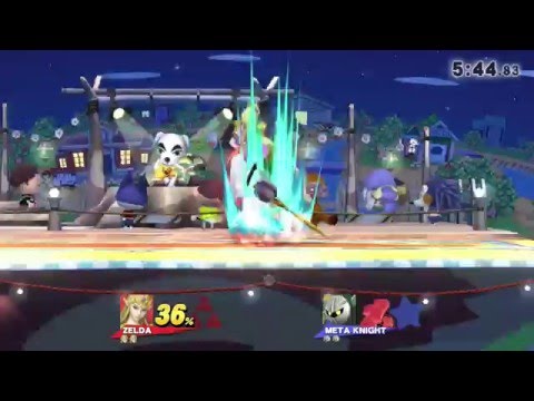 Laf. Sm4sh @ SnB 8 - Chian (Zelda/Link) vs. Ramsaur (M. Knight/Mario)