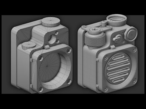 Boolean to SubD ready models | Cinema 4D Modeling Tutorial