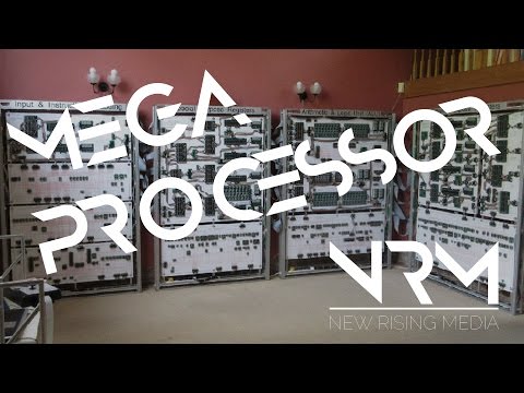 Megaprocessor Tour And Interview - HUGE COMPUTER