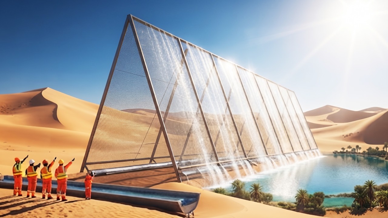 HARVESTING WATER FROM AIR: The Sahara’s Impossible Water Machine