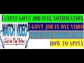 One Video 3 Jobs Hurry up To Watch Full video