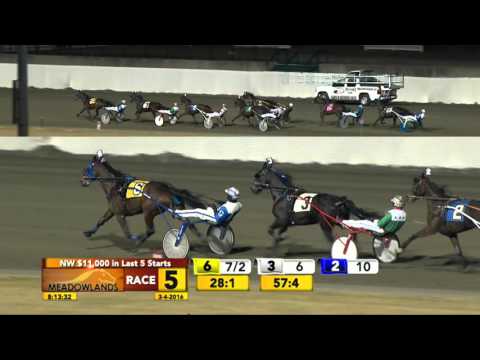 Meadowlands March 4, 2016 - Race 5 - Scorcher Hall