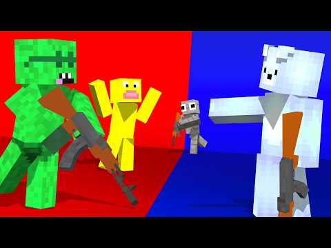 We Fought with Guns in Minecraft