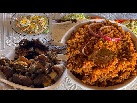 How to make The most Delicious Nigerian smoky party jollof rice | step by step recipe