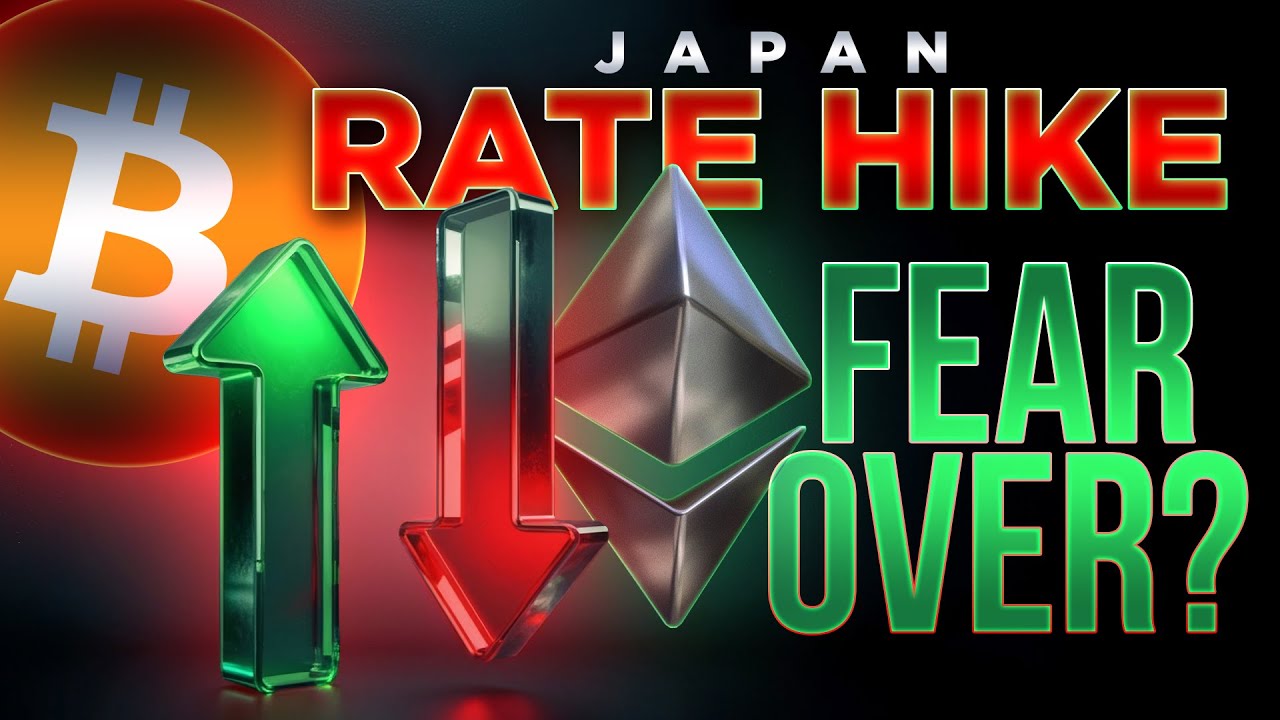 Japan Rate Hike Fears Over?📈Crypto Market Update
