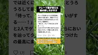 地図が使えない親子が編み出した"クレープ探知法"が天才すぎた #子育てあるある #親子