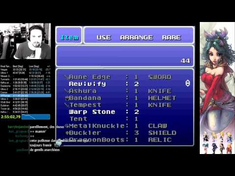 Final Fantasy VI speed run - 5h21:20 realtime (4h59 ingame)