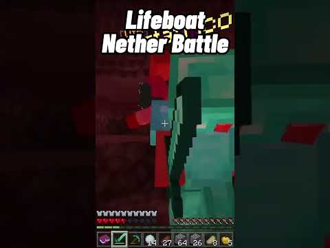 EPIC Minecraft Nether Battle SM70 PVP - Lifeboatsurvival