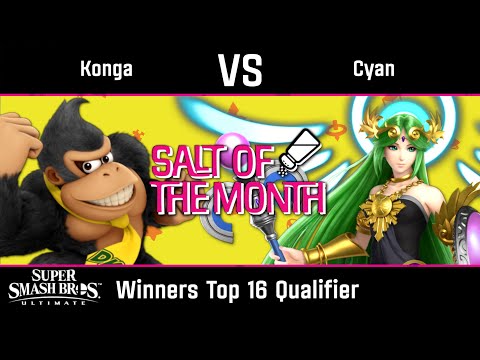 Konga (Donkey Kong) vs Cyan (Palutena) - Ultimate Winners Top 16 Qualifier - Salt of the Month #3