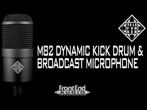 Telefunken Elektroakustik M82 Dynamic Kick Drum & Broadcast Microphone