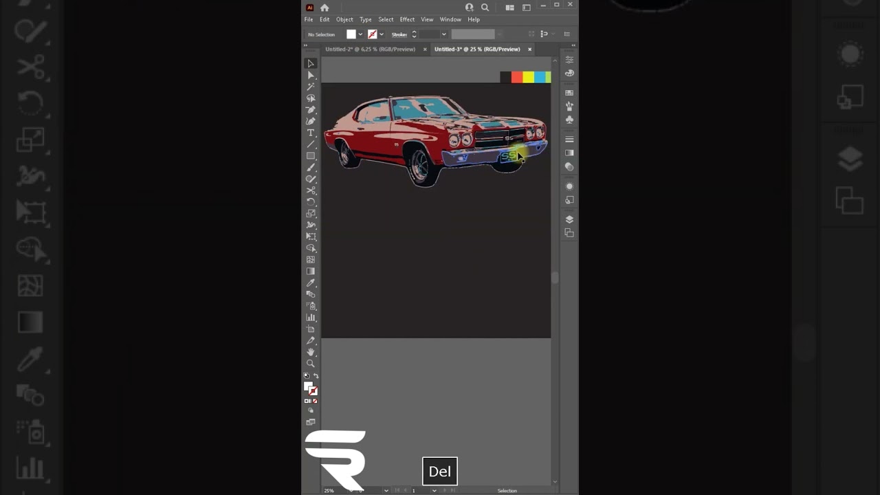 Car Vector Tutorial #adobeillustrator #adobe #courses #illustrator