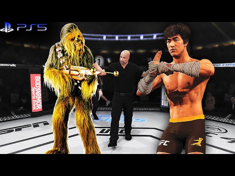 Bruce Lee vs. Chewbacca | EA Sports UFC 4 (PS5)