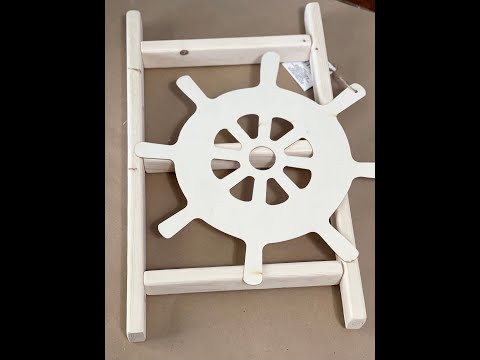 Pirate wheel decor - Summer decor, pirate party ideas