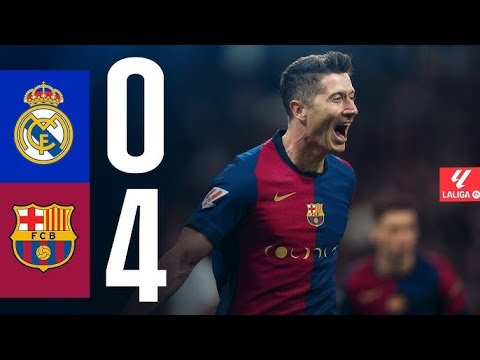🚨 EL CLASICO 🚨 Real Madrid vs  Barcelona   LALIGA Highlights