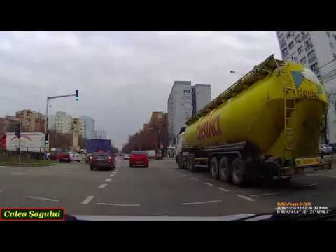 Driving in Timişoara: Calea Şagului - Calea Aradului (Nov. 14, 2016)